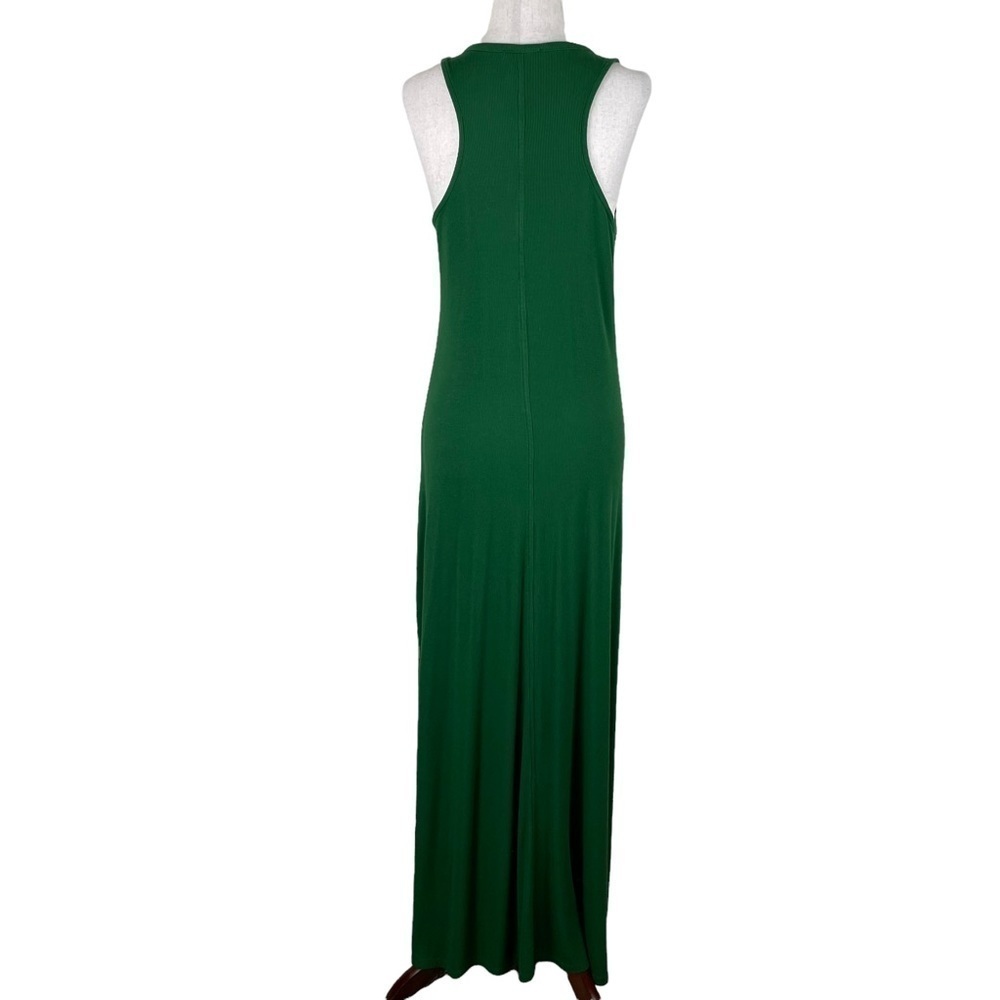 Daily Ritual Green Ribbed Racerback Maxi Dress - Picture 5 of 10